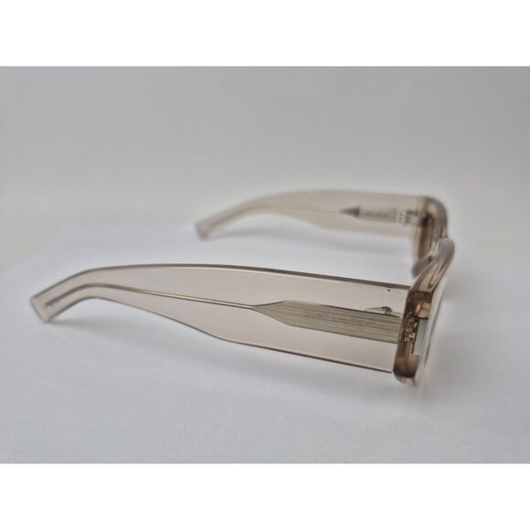Saint Laurent SL 697 003 SL697 Transparent Clear Beige/Grey Mirror Sunglasses main image 4